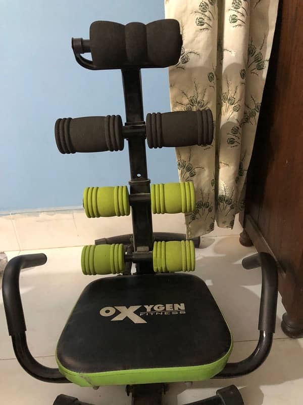 exercise cycle and oxygen fitness 1