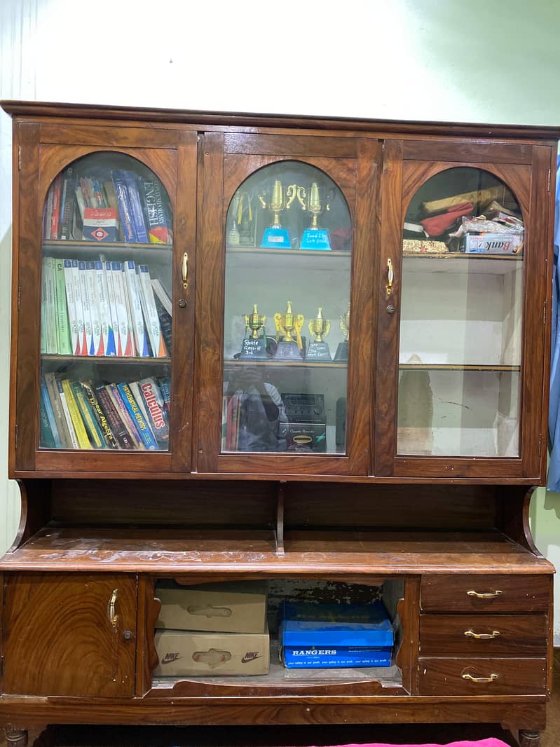 Pure Wooden Showcase/Cupboard for sale 0