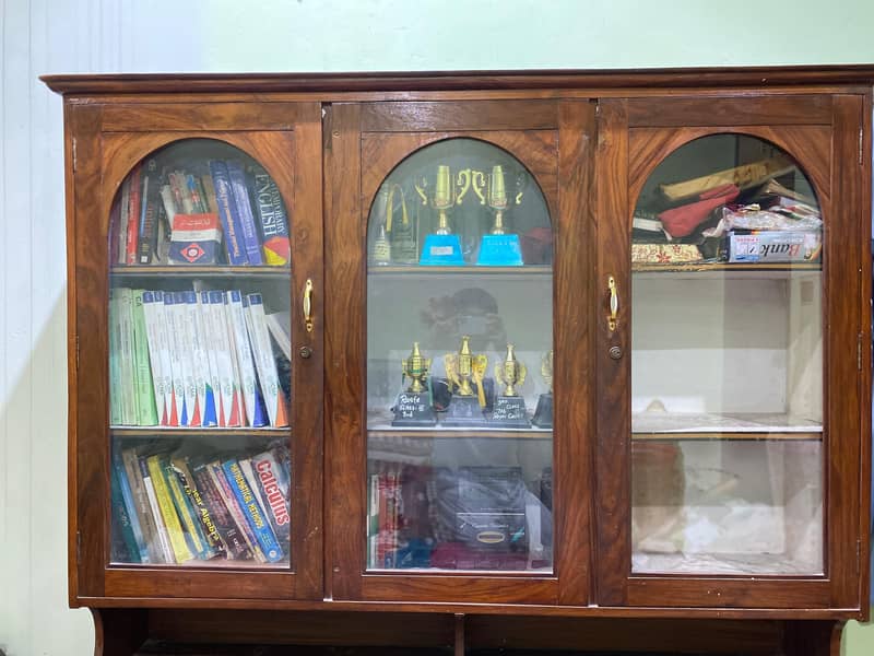 Pure Wooden Showcase/Cupboard for sale 1