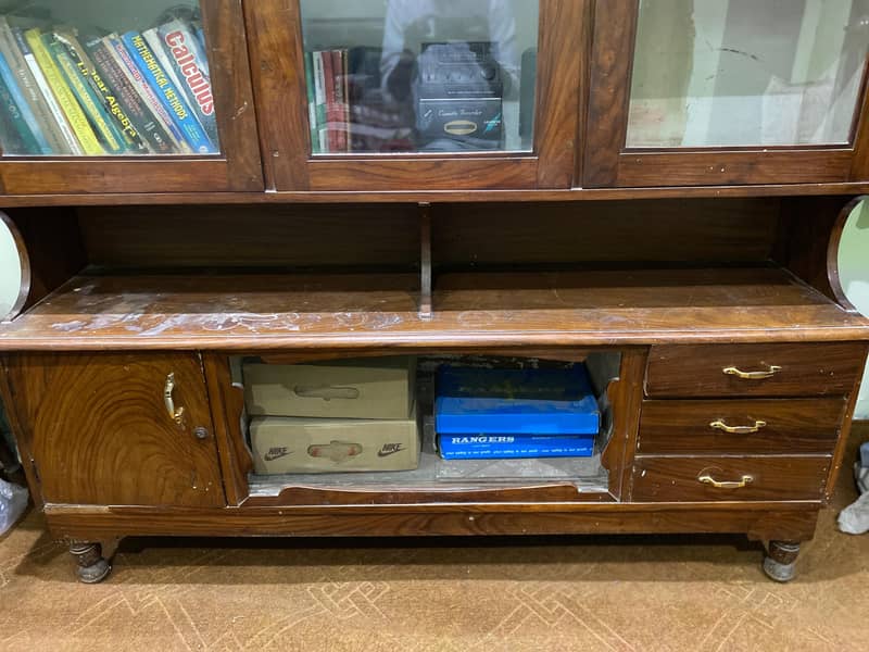 Pure Wooden Showcase/Cupboard for sale 2