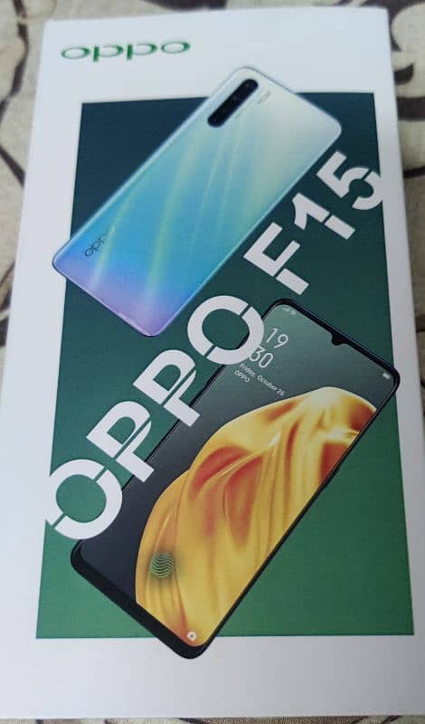 Oppo F15 8gb 256gb Mobile with complete box condition 10/10 1