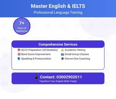 IELTS/ENGLISH LANGUAGE TRAINER