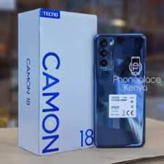 Tecno camon ,18T 4 128 black clor 0