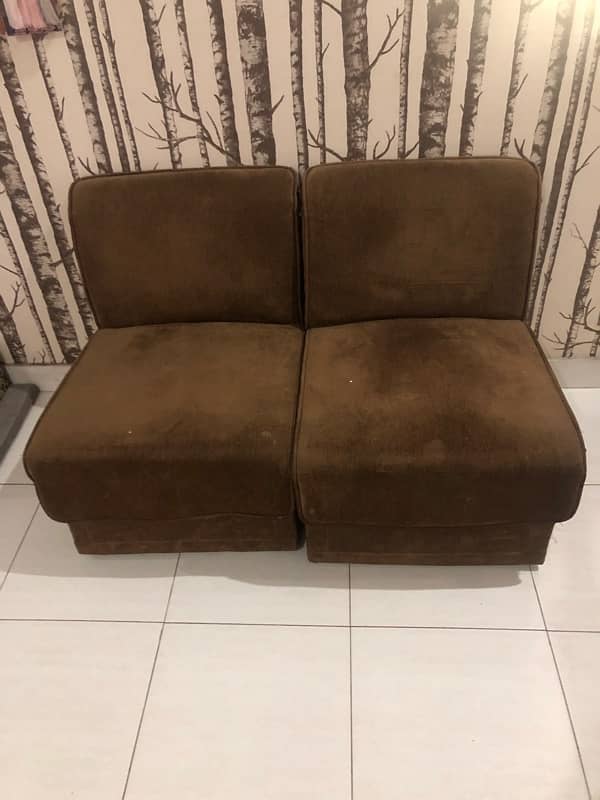 Sofa seat pair 1