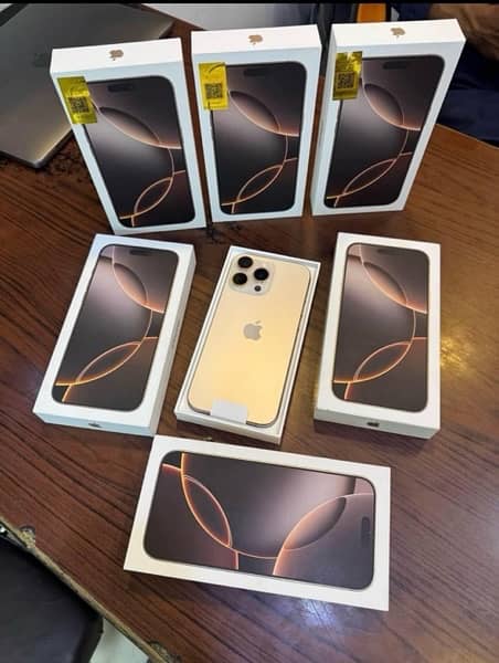 IPHONE 16 PRO MAX 256gb DESERT PTA APPROVED BOX PACK MERCANTILE GNEXT 1