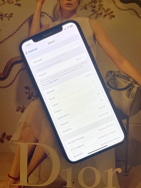 iPhone X 256gb FU Non PTA, (Face if Off) 2