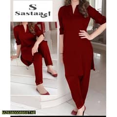 2 pcs women unstitched  katan silk  plain suits 0