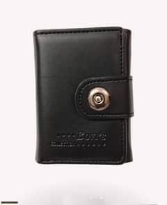 Men leather trifold wallet