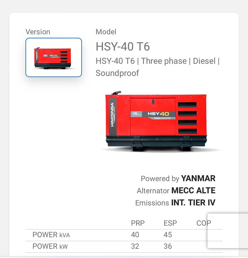 Himoinsa HSY 40 0