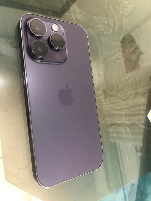 Iphone 14 pro /Deep Purple /128 gb/87% battery health/Non PTA LL/A 7