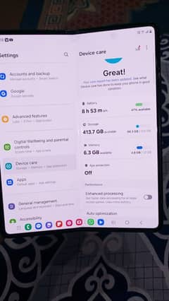 samsung fold3 12GB 512GB NON active dual sim 4moth sim time