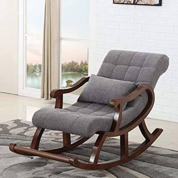 Easy chair solid wood kikar /Rocking Chair/Chair/Sofa/Dewan/Bed 6