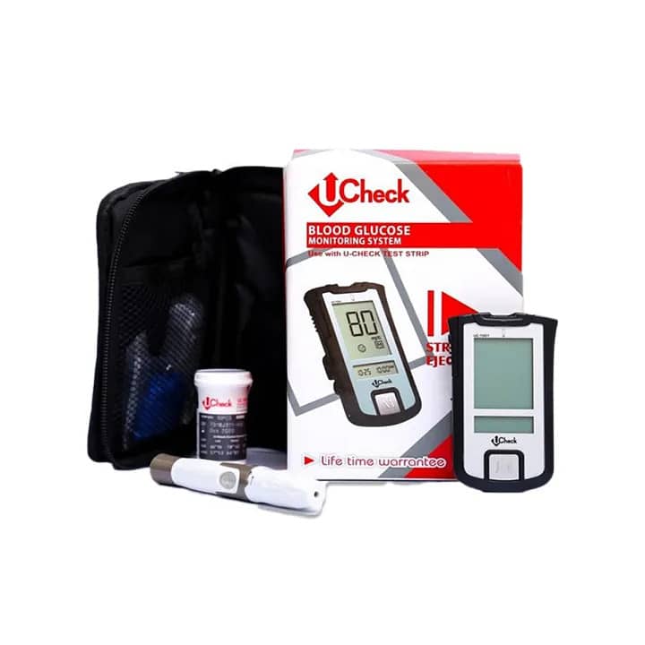 Ucheck Blood Glucose Sugar Test Meter Kit 1