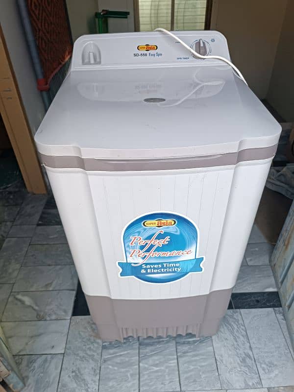 super asia washing machine + dryer 3