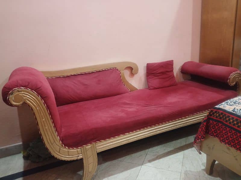 sofa setti mehroon colour 4