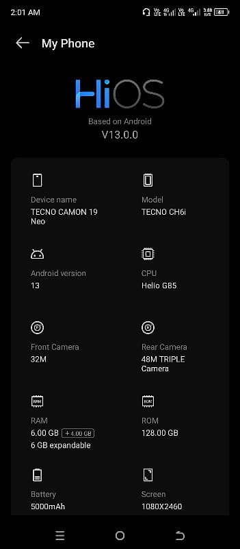 Tecno Cemon 19 Neo 3