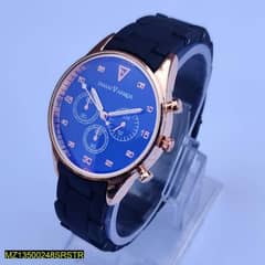 stylish analog men's wrist watch