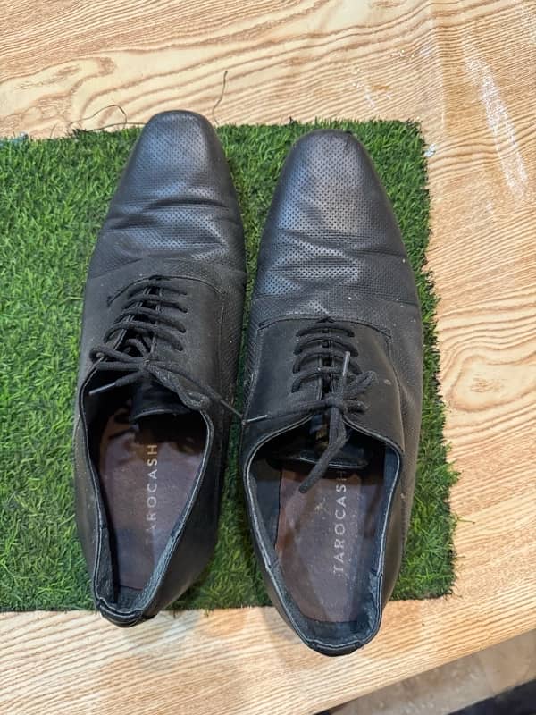 Black Dress Shoes In Excellent Condition 0