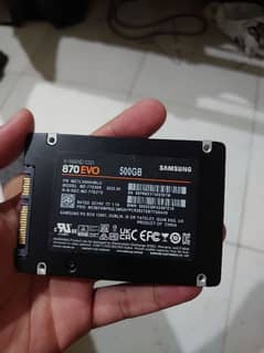 Samsung 870 Evo 500 GB ssd