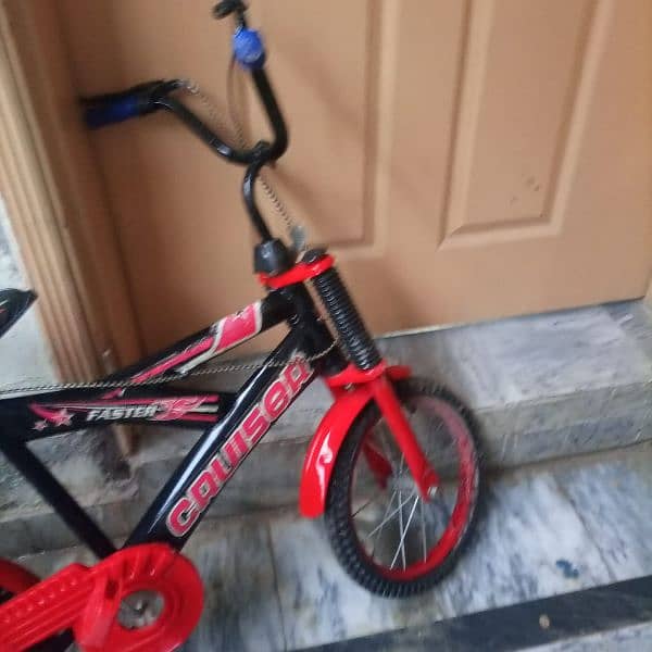 Red bicycle good condition 0