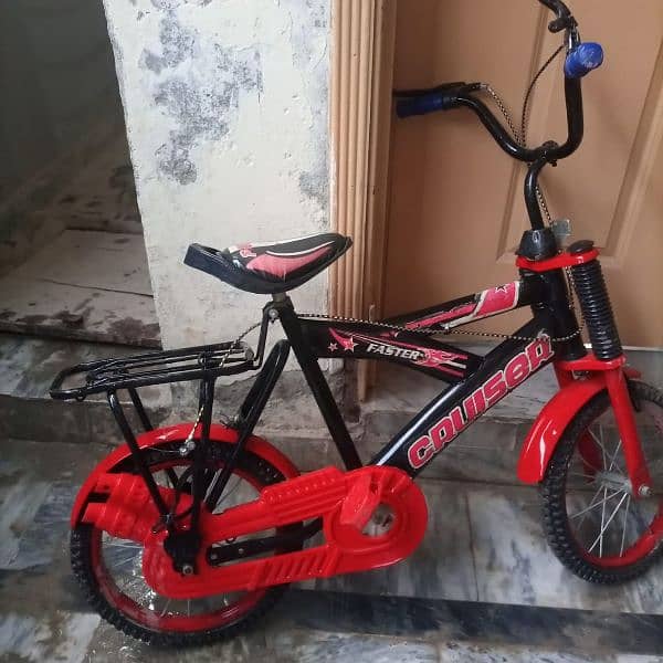 Red bicycle good condition 2