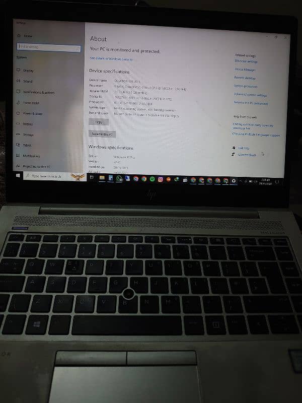 HP elitebook 840 g6 24gh ram 500gb ssd 3