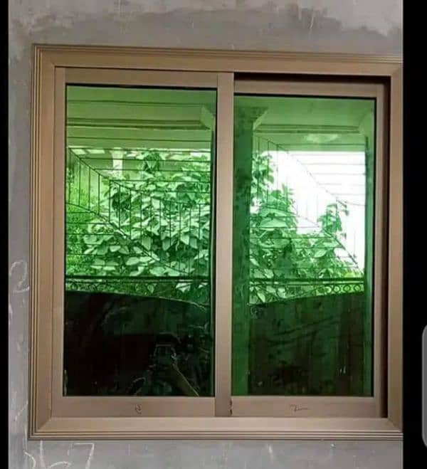 Aluminium Glass window door partition kitchen Cabinets Camplet working 2