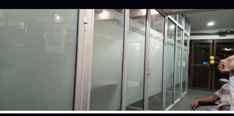 Aluminium Glass window door partition kitchen Cabinets Camplet working 15