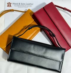 Genuine Leather Clutche