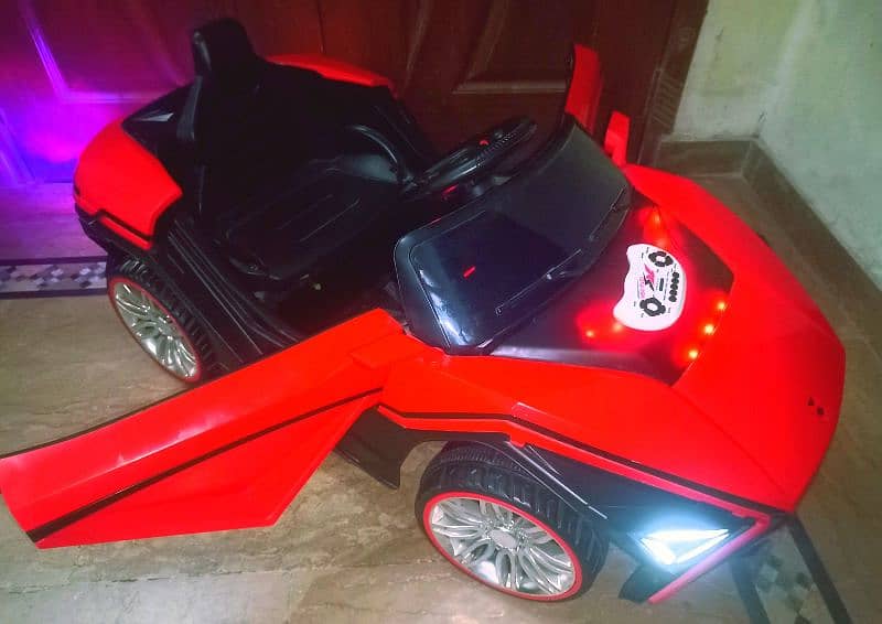 Kids ferrari imported car with silencer smoke condition like new 1