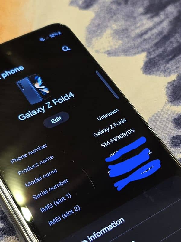 SAMSUNG GALAXY Z FOLD 4 UK/CA ONLY OWNED BY ME 2