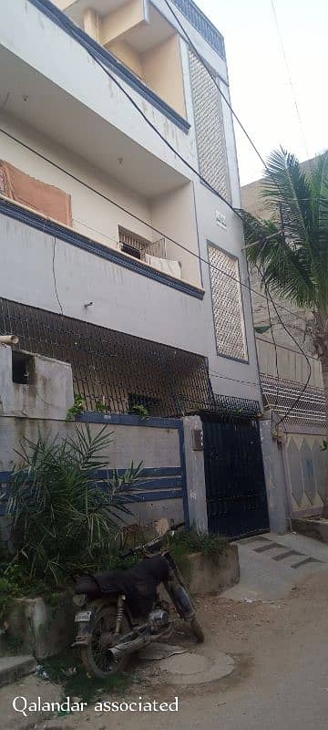 house for sale 120 sq yd ground +1 + 2nd floor Rcc 2room and lounge 1