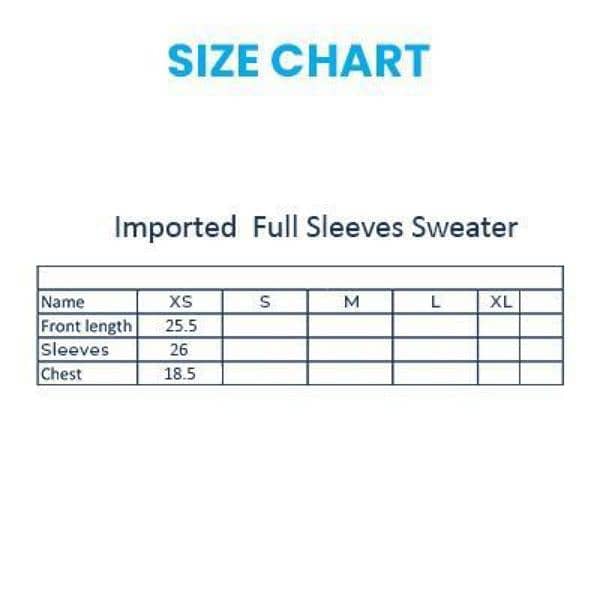 1 PC Women's Stitched Cotton Plain Sweater . ,Free Delivery 2