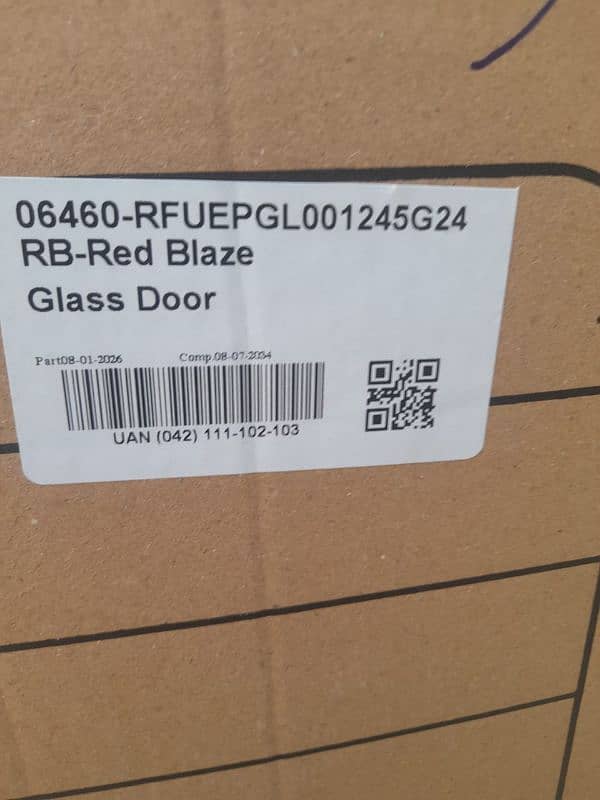 full size New Box pack PEL glass door fridge 2