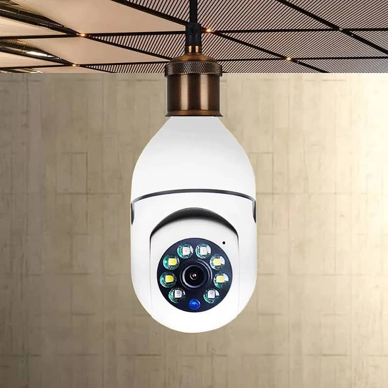 V380 Bulb Camera wifi 360 Rotate Night vision 2 way talk video Record 5