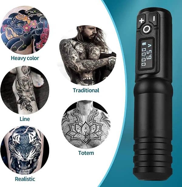 T-Rex Ambition New Wireless Battery Tattoo Machine Pen 2