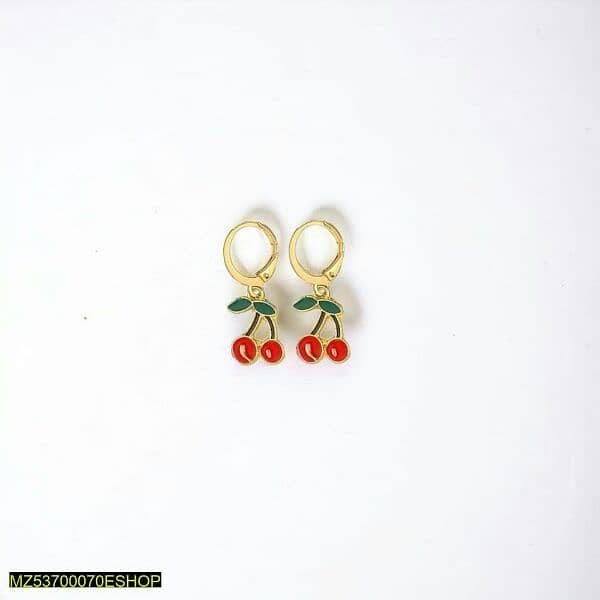 Elegant Cherry Earrings 1