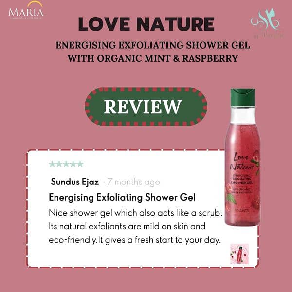 love nature shower gel 3