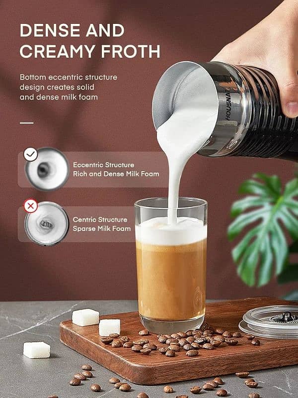 Milk Frother Electric  Amazon Branded uk 1