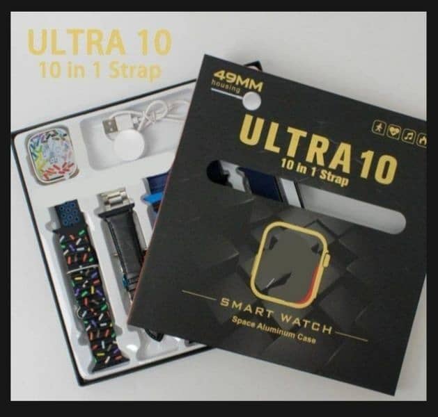 ULTRA 10 10 in 1 Straps Smartwatch with WirelessCharging 2