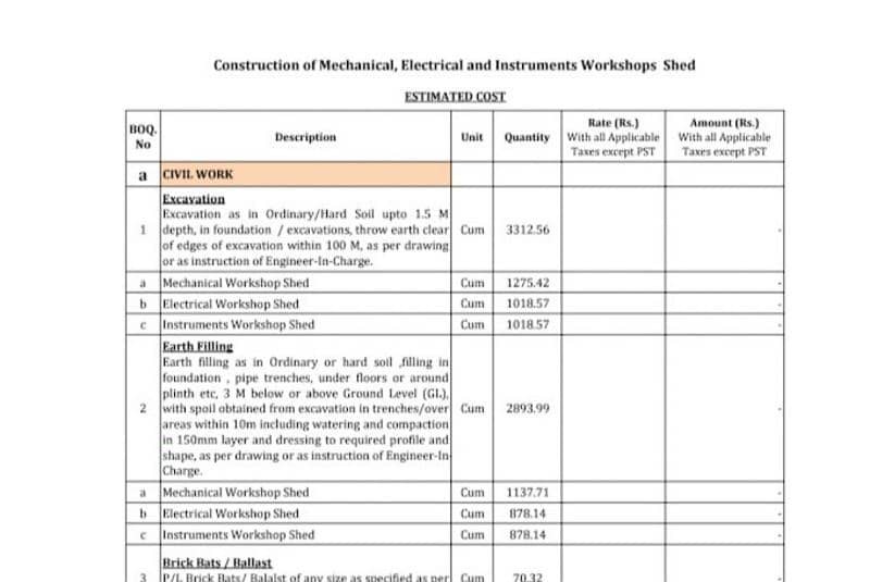 Be an expert quantity surveyor 2