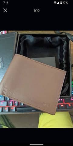 Tan Men Brown Wallet New