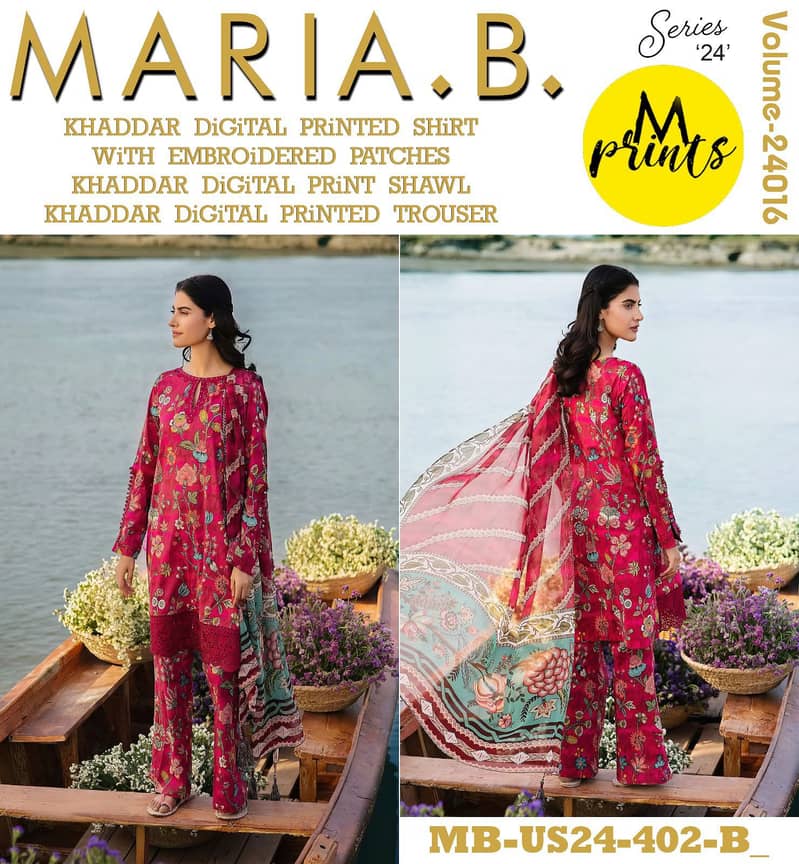 *_MARIA B (M Prints)_*```Winter Luxury Wear``` 4