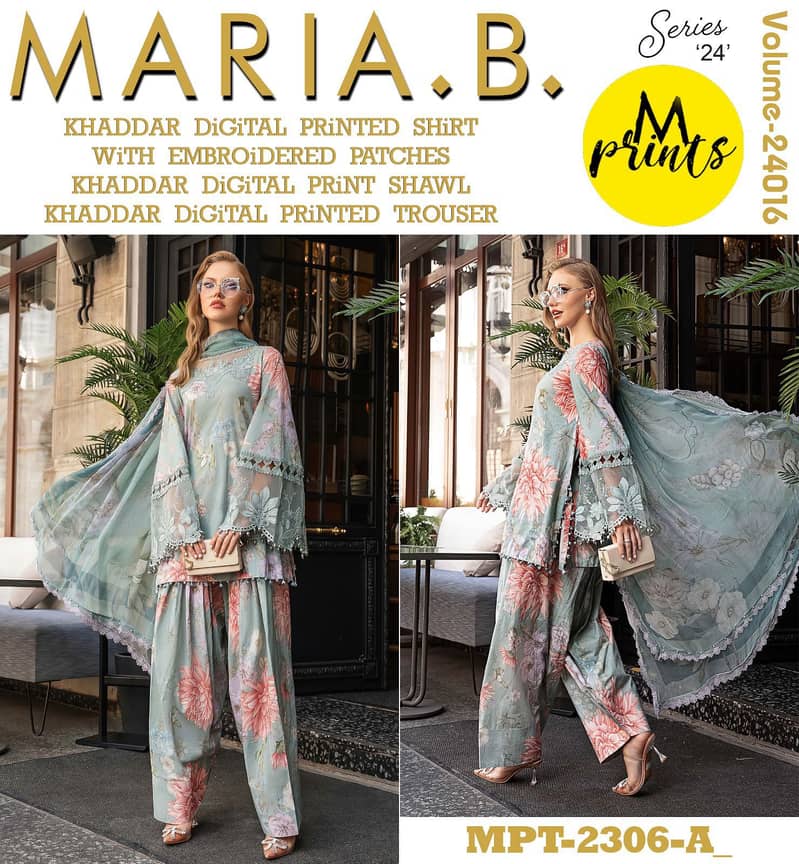 *_MARIA B (M Prints)_*```Winter Luxury Wear``` 8