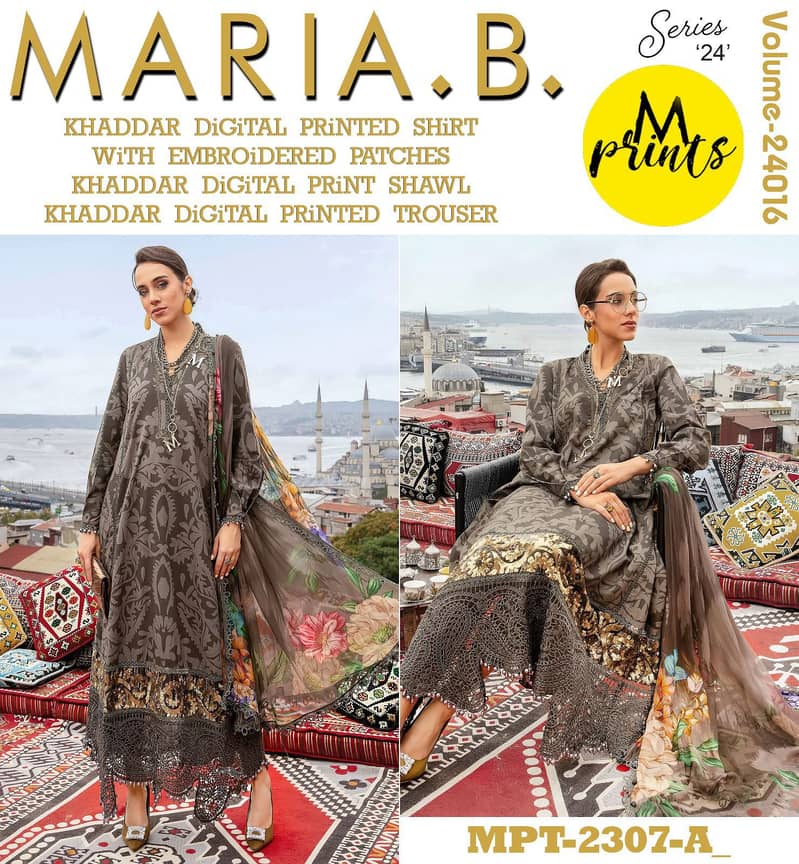 *_MARIA B (M Prints)_*```Winter Luxury Wear``` 10