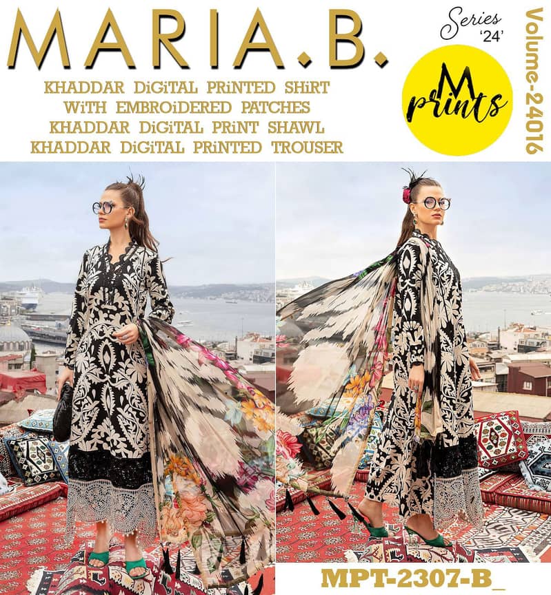 *_MARIA B (M Prints)_*```Winter Luxury Wear``` 14