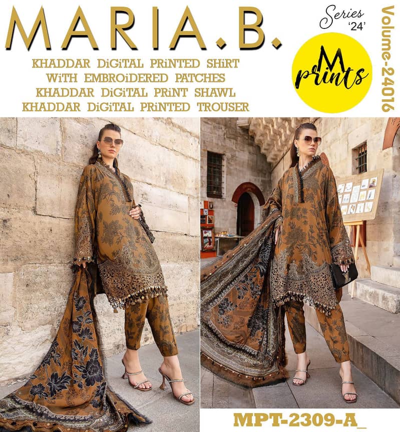 *_MARIA B (M Prints)_*```Winter Luxury Wear``` 16