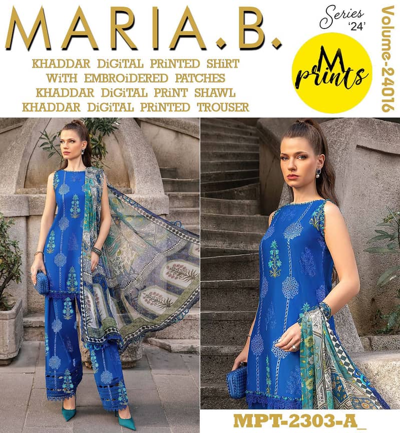 *_MARIA B (M Prints)_*```Winter Luxury Wear``` 18