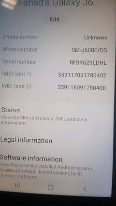 you use condition Samsung j6 mobile 0