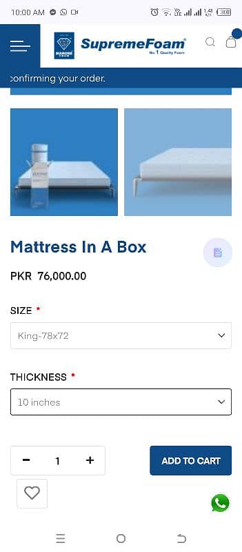 diamond springs mattress king size 4